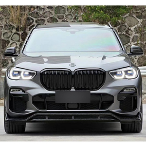 ขอบสปอยเลอร์หน้าสปอยเลอร์คาร์บอนไฟเบอร์ฟอร์จสำหรับ X5 G05/X6 G06 <span class=keywords><strong>2019</strong></span> + กันชนที่มีการตัดไอเสีย - Product Image 2