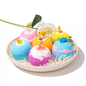 Ensemble cadeau bain Spa bombe de bain avec jouet enfants petits jouets pour bain bombes pour enfants avec Surprise à l'intérieur pour filles - Product Image 2