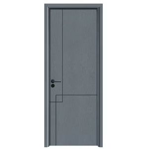 Porte intérieure en bois sur mesure, porte en bois massif mélaminé, design de porte intérieure, portes en MDF pour la conception de maisons - Product Image 2