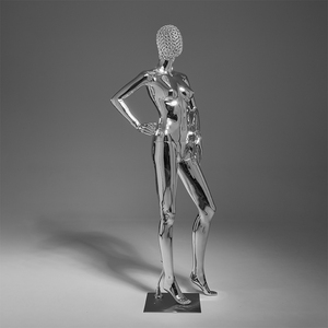 Maniquí Femenino Cromado de Tamaño Completo a Precio de Fábrica, Maniquí Ligero Irrompible para Visual Merchandising - Product Image 3