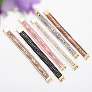 Double Snap Bracelet <b>Top</b>-rated White Label Deer Antler Inlay Holiday Gift for Women Two-tone Finish - Product Image 1