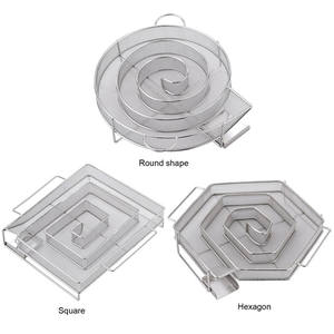 Hexagone 304 acier inoxydable générateur de fumée froide <span class=keywords><strong>fumoir</strong></span> à poussière de bois <span class=keywords><strong>pour</strong></span> Barbecue charbon de bois et accessoires de gril à gaz - Product Image 5