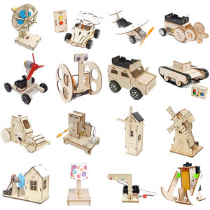 Juguetes STEM de Madera para Ensamblar DIY, Rompecabezas, Kits de Ciencia e Ingeniería, Juguetes Educativos Escolares, Kit de Experimentos para el Aprendizaje de Niños - Product Image 1