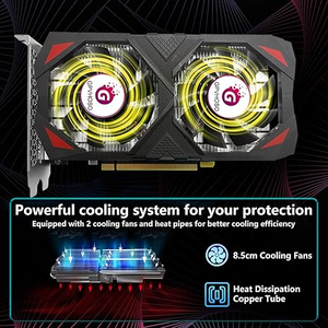 듀얼 냉각 팬이 있는 6GB 그래픽 카드 GDDR5 192Bit 4K VR 지원 비디오 카드 1060, 직접 X12 PCIe3.0 * 16 HDMI DVI DP 지원 - Product Image 4