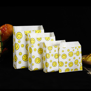 ถุงกระดาษสีขาวแบบกำหนดเองพิมพ์ถุงช้อปปิ้งกระดาษราคาถูกถุงบรรจุกระดาษไม่มีหูจับ - Product Image 5