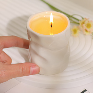 Smokeless Soy Wax Scented Candle In Gypsum Cup Fresh Long Lasting Aroma Home Decor Gift Ornament - Product Image 2