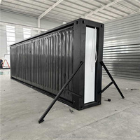 Maison conteneur portable extensible 20FT/40FT, respirante, au design fermier, avec garantie de 5 ans, pour salon et usage commercial