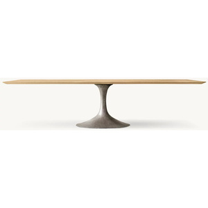 Rh Amerikaanse Massief Houten Tafelblad Eettafel - Product Image 1