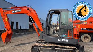 Excavatrice d'occasion en bon état Doosan DH55 DH55 60 pelleteuses de construction d'occasion à vendre - Product Image 2