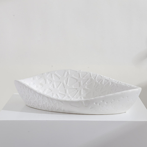 2025 Bisson série moderne minimaliste <span class=keywords><strong>en</strong></span> céramique assiette de fruits Vase nouveauté décor à la maison accessoires Art déco pour bureau - Product Image 5