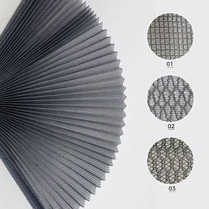 <span class=keywords><strong>Mosquitera</strong></span> plegable de <span class=keywords><strong>malla</strong></span> plisada de poliéster de diseño moderno para puerta corredera - Product Image 2