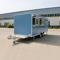 Chammp Mobile Shop Mini Remorque de Restauration Mobile pour Hot-dogs et Glaces, Petit Camion de Restauration Entièrement Équipé, Remorque de Concession Alimentaire