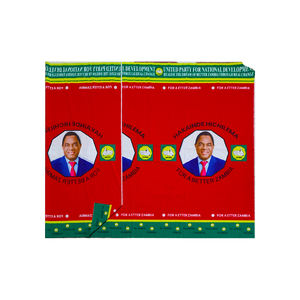 Gahumi Transferencia de Calor elección Zambia camiseta proveedor venta al por mayor nueva campaña electoral Presidir Weah camiseta promocional - Product Image 4