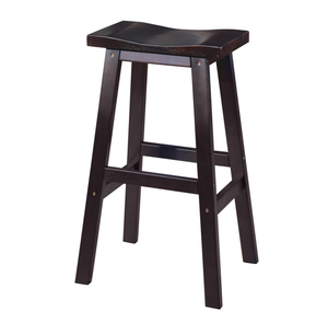 <span class=keywords><strong>เก้าอี้</strong></span><span class=keywords><strong>บาร์</strong></span>ไม้เนื้อแข็งพร้อมเบาะนั่งสำหรับห้องครัวและ<span class=keywords><strong>บาร์</strong></span>ทานอาหาร - Product Image 1