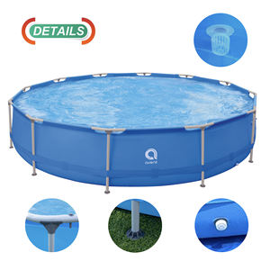 Piscinas Redondas <span class=keywords><strong>de</strong></span> Acero <span class=keywords><strong>de</strong></span> <span class=keywords><strong>15</strong></span> <span class=keywords><strong>Pies</strong></span>, Piscinas Jilong Avenli con Bomba y Filtro para Familias y Niños - Product Image 2