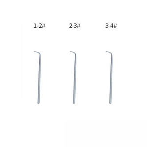 Support de ventilation professionnel pour <span class=keywords><strong>perruque</strong></span> en Bronze avec 3 broches, aiguille de ventilation pour la fabrication de <span class=keywords><strong>perruque</strong></span>, Crochet, Crochet, outils - Product Image 6