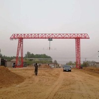 Nouvelle grue portique de type treillis 2026, 3-32T, grue portique extérieure résistante au vent, levage par palan électrique