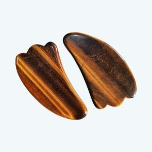 Ensemble de Gua Sha en Pierre Œil de Tigre pour le SPA, la Physiothérapie, les Nœuds Musculaires, le Visage - Product Image 3