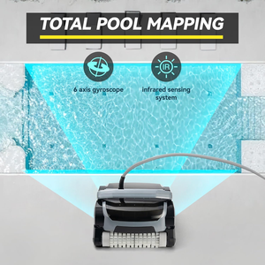 Robot Pulitore Automatico Intelligente Portatile Ricaricabile Senza Fili per Piscine Subacquee - Product Image 3