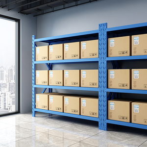 Rak Penyimpanan Logam Kokoh Tahan Air Ramah Lingkungan Dapat Disesuaikan Tahan Lama Tanpa Baut untuk Penyimpanan Gudang - Product Image 2