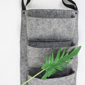 Sacs de culture en feutre écologiques personnalisés, sac à plantes vertical suspendu à 3 poches pour balcon et jardin domestique - Product Image 6