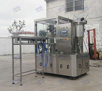 Machine de remplissage de sachets à bec verseur pré-fabriqués pour confiture liquide 50ml 100ml 200ml 500ml Machine de remplissage de jus de fruits, de lait et de gelée