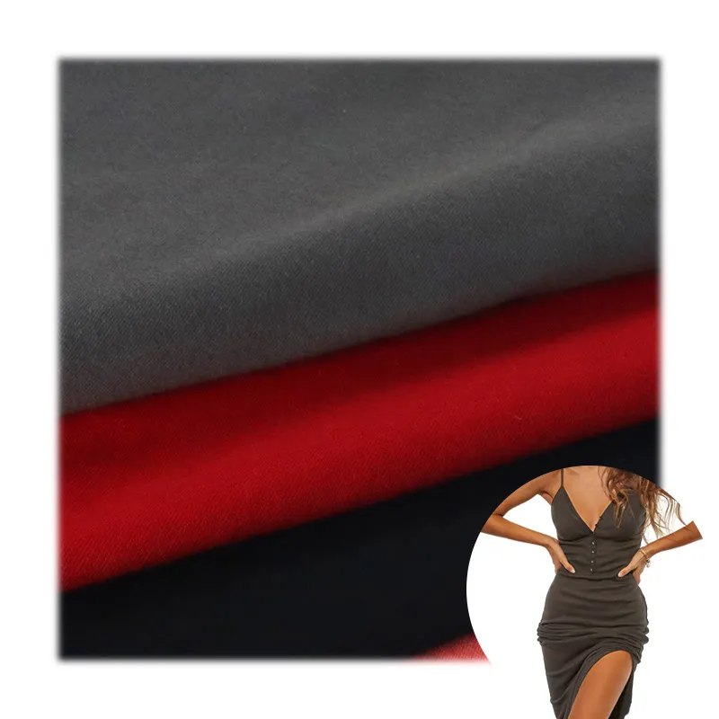 Wholesale 95 Cotton 5 Spandex Knitted Single Jersey Fabric For T-Shirt Soft Customized Knit Fabric