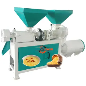 grits corn mill machine/ commercial maize peeling grit mill machine/ corn crushing grinder