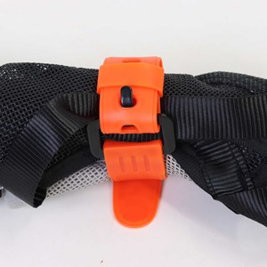 Attaches de câbles multi-usages noires et orange 4832 cm en caoutchouc avec boucle métallique pour la fixation de bagages et de marchandises - Product Image 4