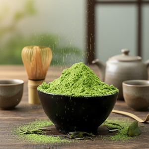 Té Matcha en Polvo al por Mayor, Orgánico, Ceremonial, de China, Grado Alimenticio, OEM, Reprocessado, en Bolsas Nuevas - Product Image 3