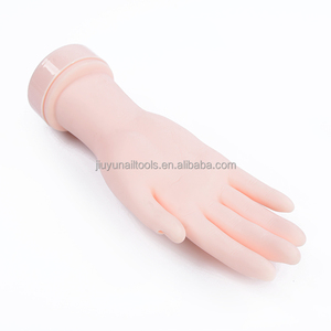 Flexible Mannequin <b>Nail</b> <b>Practice</b> <b>Hand</b> Movable Trainer for Acrylic Gel Manicure Training - Product Image 4