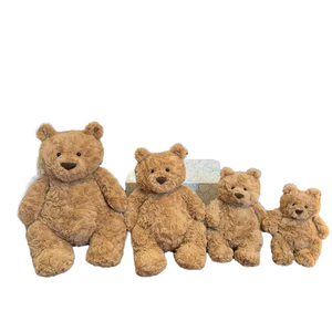 Juguete de peluche de oso de Barcelona, almohada de tela de algodón Súper suave, regalo de cumpleaños con relleno de PP - Product Image 1