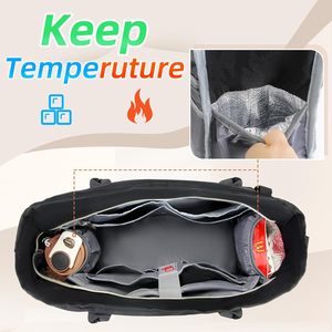 Bolso Tote para Portátil de 15.6 Pulgadas para <span class=keywords><strong>Mujer</strong></span>, Tela Oxford, Gran Capacidad, Correa de Hombro, Asas Superiores, para Trabajo, Enfermería, Negocios y Oficina - Product Image 4