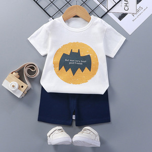 Pyjamas d'été pour enfants, imprimés, ensembles de vêtements de nuit pour bébés garçons, manches courtes, vêtements pour filles, ensemble de 2 pièces - Product Image 5