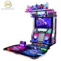 Machine de jeu de danse d'arcade à grande échelle de 55 pouces ; Fabricant de machines de jeu de danse à détection de mouvement