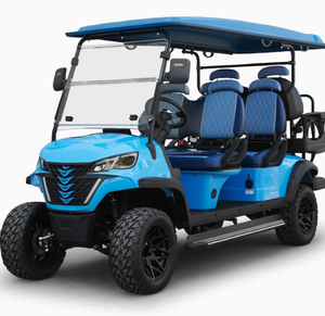 Luxury Steel 4+2 Seater Hunting Buggy Electric Off-Road Lifted <b>Golf</b> Cart 6 Passenger - Product Image 1