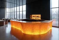 Meubles de bar style métal au détail d'usine Meubles design Table de café de restaurant Comptoir de bar club Décoration de tous les magasins