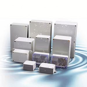 Caja de Conexiones EBM HF-H IP65 Impermeable de ABS/PC para Uso en Exteriores - Carcasa Personalizable OEM con Acabado Arenado - Product Image 2
