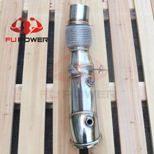 Collecteur d'échappement en acier inoxydable brossé B48 pour BMW B48 320i <span class=keywords><strong>325i</strong></span> 330i châssis G/châssis F Revêtement céramique SS304 Collecteur d'échappement de course - Product Image 3