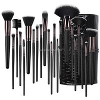 Vegan It Cruelty Free – pinceaux de maquillage cosmétiques végétaliens sur mesure, fabricants chine 24 pièces ensemble de pinceaux de maquillage et sac de poche