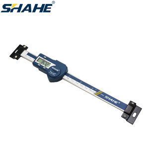 SHAHE Regla de escala lineal de tipo Horizontal Escala lineal de acero inoxidable Pantalla LCD Pulgadas Calibrador métrico Escala Herramientas de medición - Product Image 1