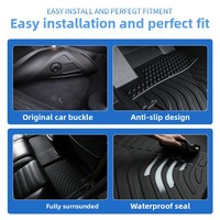 Tapis de sol de voiture TPE à conduite à droite personnalisés pour GWM Cannon Alpha RHD tapis antidérapant modèle IX35 fabriqué pour l'Europe et l'Australie