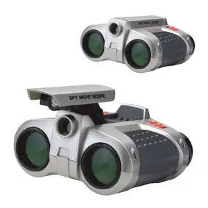 免费样品4x30双目望远镜夜视查看器监视间谍瞄准镜弹出式浅绿色胶片聚焦夜视