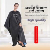 Cape de Coiffure Imperméable en Polyester pour Salons – Protection pour Téléphone et Tablier de Coiffeur pour Permanente et Coloration – Fourniture Directe Usine
