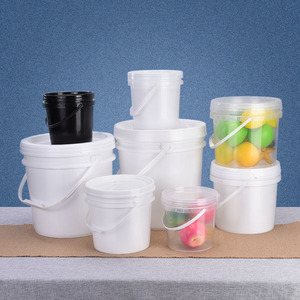Factory Price Umetass Food Grade PP Plastic Buckets Various Colors Size Customized Paint Bucket