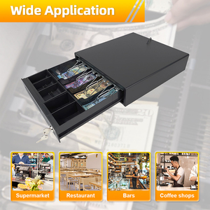 Caja Registradora YHD-330A con 4 Compartimentos <span class=keywords><strong>para</strong></span> Billetes y 5 <span class=keywords><strong>para</strong></span> Monedas, con Ranura Frontal <span class=keywords><strong>para</strong></span> Tarjetas, <span class=keywords><strong>para</strong></span> Uso Comercial en Comercios Minoristas - Product Image 4