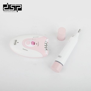 Depiladora Eléctrica Profesional Dsp para Mujer, 2 en 1, Afeitadora con Lima para Pies y Dispositivo de Depilación para Axilas y Piernas - Product Image 1