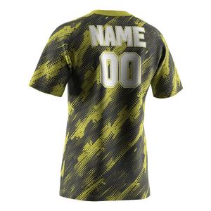 T-shirts de sport de luxe à sublimation, col en V, séchage rapide, maillots de football américain, conception personnalisée pour toutes les équipes, créez votre propre maillot de rugby - Product Image 4