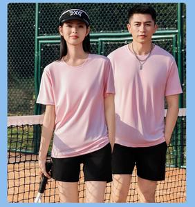 T-<span class=keywords><strong>shirt</strong></span> pour homme personnalisé OEM, sérigraphié, 100% polyester, coupe décontractée, épaissi, à pois fins, séchage rapide, ultra-doux - Product Image 4