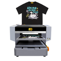 Nuevo diseño A3 tamaño camiseta DTG impresora Digital tela suéter tela camiseta máquina de impresión directa a la impresión de prendas